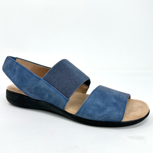 LifeStride Esta, Womens Blue Sandals Elastic Band - Picture 2 of 15